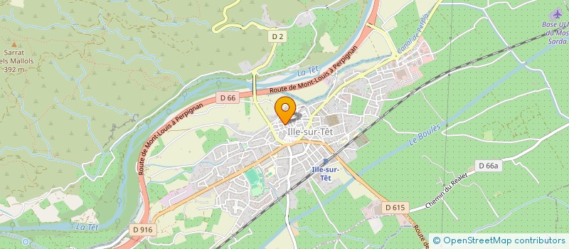 localisation de l'entreprise MONSIEUR YANNICK SOTO  ILLE-SUR-TET