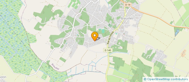 localisation de l'entreprise MONSIEUR YANNICK SOUVERAIN  BREUILLET