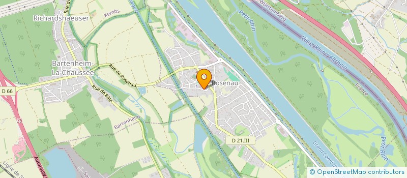 localisation de l'entreprise MONSIEUR YANNICK STOLL  ROSENAU