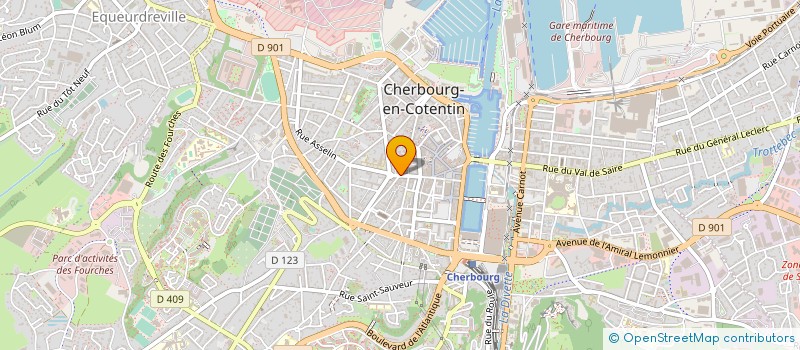 localisation de l'entreprise MONSIEUR YANNICK SURCOUF  CHERBOURG-EN-COTENTIN