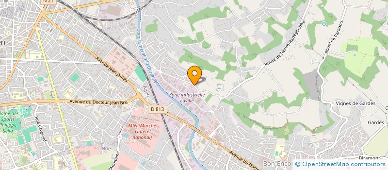 localisation de l'entreprise MONSIEUR YANNICK SUREAU  BON-ENCONTRE