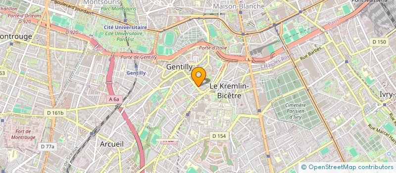 localisation de l'entreprise MONSIEUR YANNICK SY  GENTILLY