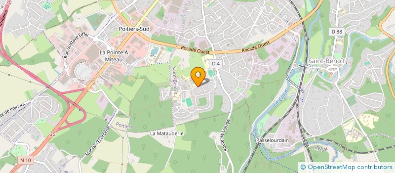 localisation de l'entreprise MONSIEUR YANNICK SZTANDERA  POITIERS