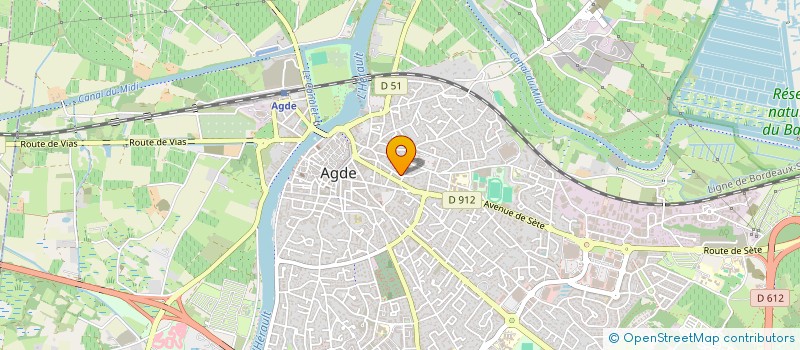 localisation de l'entreprise MONSIEUR YANNICK TAHAR  AGDE