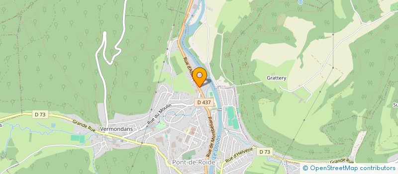 localisation de l'entreprise MONSIEUR YANNICK TAILLARD  PONT-DE-ROIDE-VERMONDANS