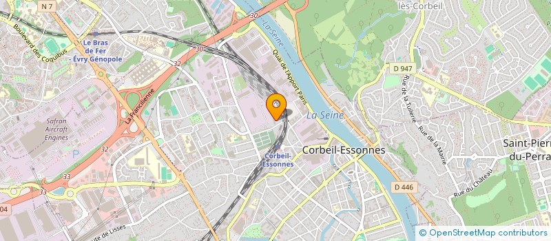 localisation de l'entreprise MONSIEUR YANNICK TALASHA KWETE à CORBEIL-ESSONNES