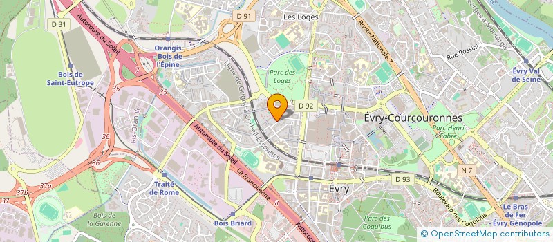 localisation de l'entreprise MONSIEUR YANNICK TALLA DEFFO à EVRY-COURCOURONNES