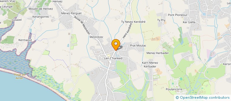 localisation de l'entreprise MONSIEUR YANNICK TANGUY à FOUESNANT