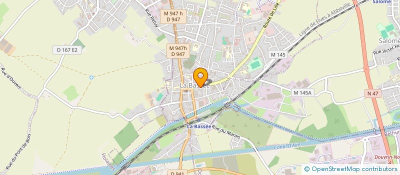 localisation de l'entreprise MONSIEUR YANNICK TCHUENTE  LA BASSEE