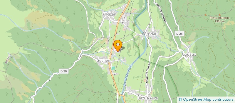 localisation de l'entreprise MONSIEUR YANNICK THIBAUD  CADEAC