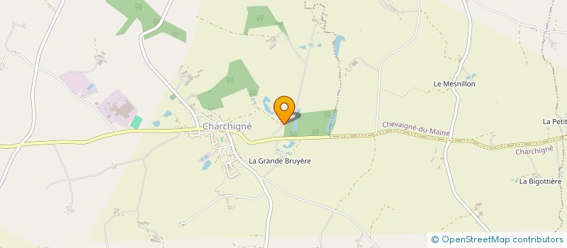 localisation de l'entreprise MONSIEUR YANNICK THIBAULT  CHARCHIGNE