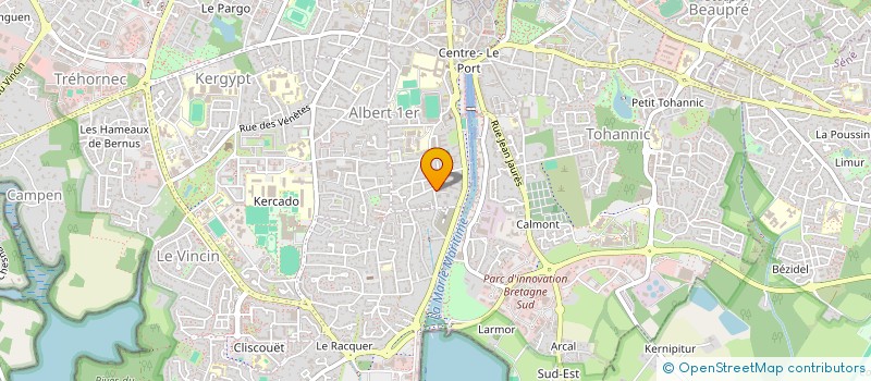 localisation de l'entreprise MONSIEUR YANNICK THOMAS à VANNES