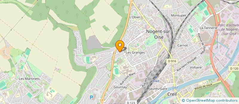 localisation de l'entreprise MONSIEUR YANNICK TOUBACHE à NOGENT-SUR-OISE