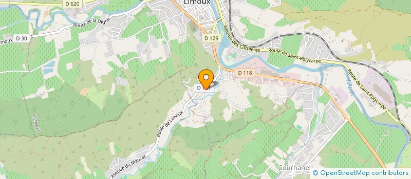 localisation de l'entreprise MONSIEUR YANNICK TOUSTOU  LIMOUX