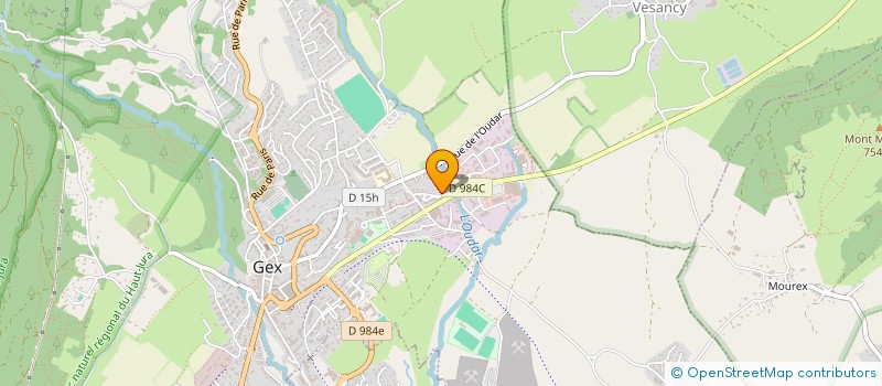 localisation de l'entreprise MONSIEUR YANNICK TRASIBULE  GEX