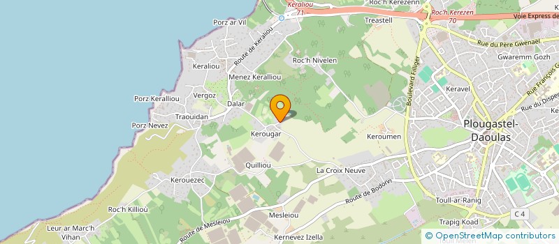 localisation de l'entreprise MONSIEUR YANNICK TURRINI à PLOUGASTEL-DAOULAS