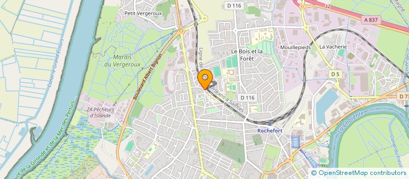 localisation de l'entreprise MONSIEUR YANNICK VALADE  ROCHEFORT