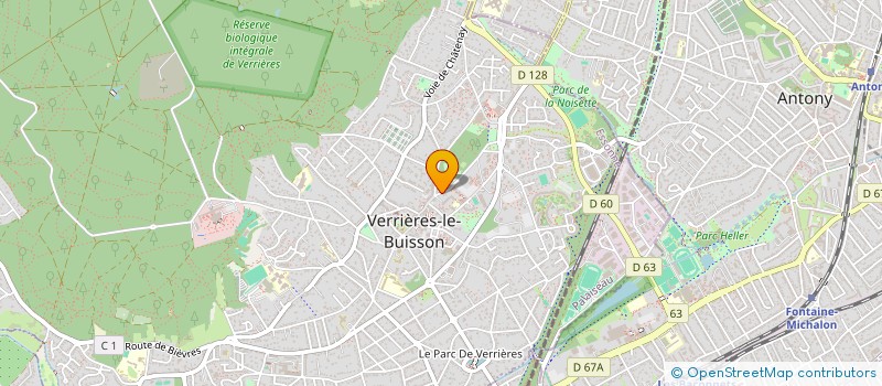 localisation de l'entreprise MONSIEUR YANNICK VALEAU  VERRIERES-LE-BUISSON