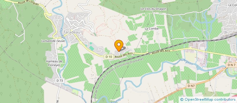 localisation de l'entreprise MONSIEUR YANNICK VALENTE  LES ARCS