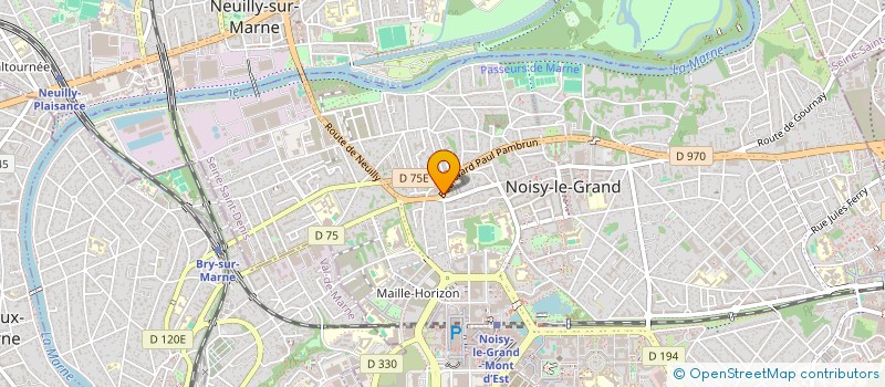 localisation de l'entreprise MONSIEUR YANNICK VALENTIN  NOISY-LE-GRAND