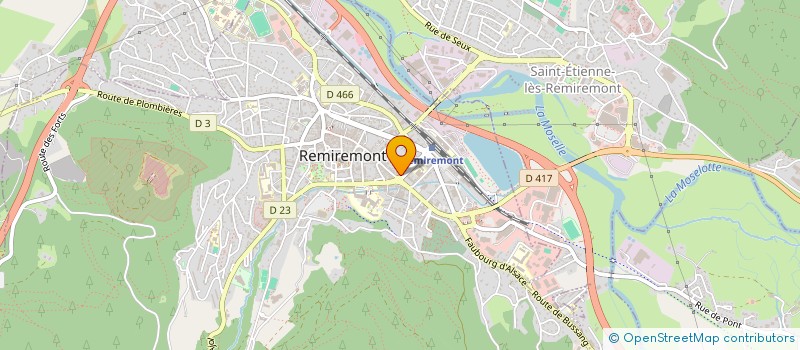 localisation de l'entreprise MONSIEUR YANNICK VALSESIA  REMIREMONT