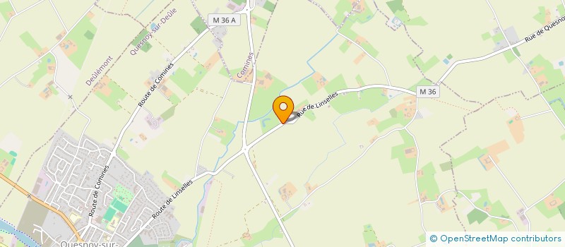 localisation de l'entreprise MONSIEUR YANNICK VAN VOOREN à QUESNOY-SUR-DEULE