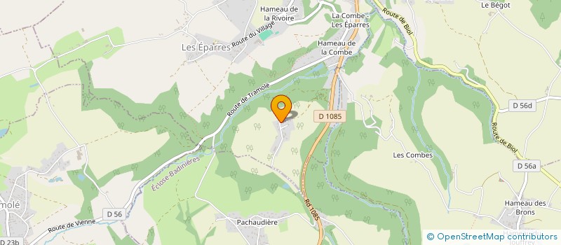 localisation de l'entreprise MONSIEUR YANNICK VANDEVYVERE  LES EPARRES