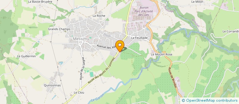 localisation de l'entreprise MONSIEUR YANNICK VAUTHERIN à MESSIMY