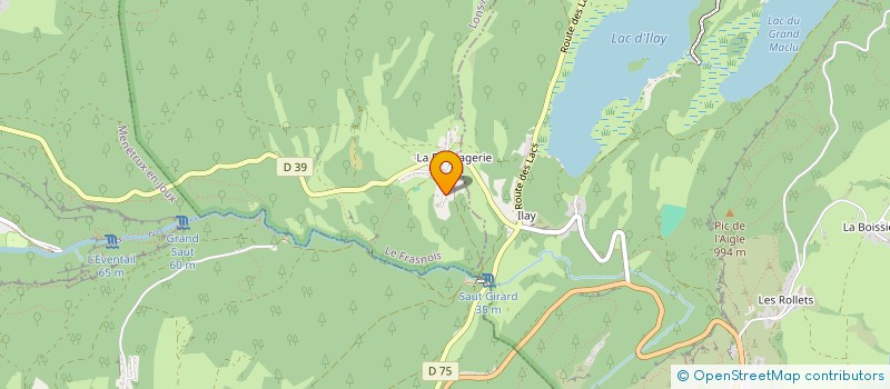 localisation de l'entreprise MONSIEUR YANNICK VEDIER  LE FRASNOIS