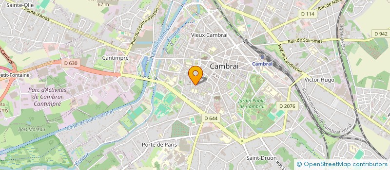 localisation de l'entreprise MONSIEUR YANNICK VESSE  CAMBRAI