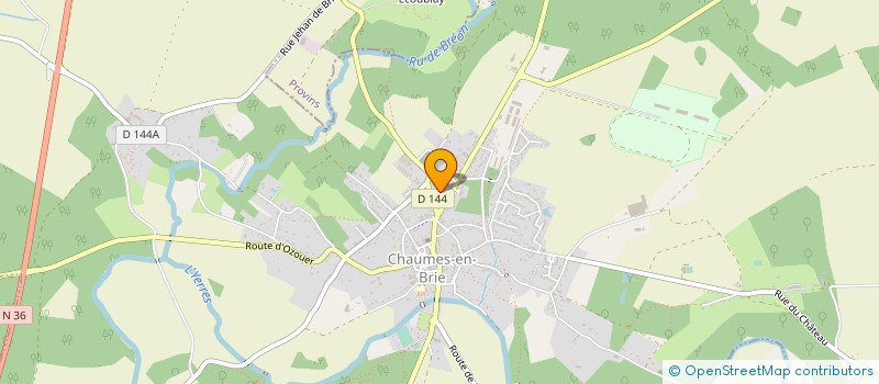 localisation de l'entreprise MONSIEUR YANNICK VIDAL  CHAUMES-EN-BRIE