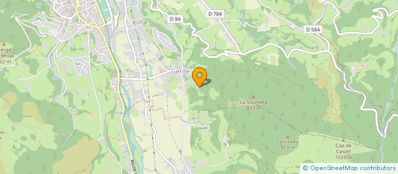 localisation de l'entreprise MONSIEUR YANNICK VIGNES  GERDE