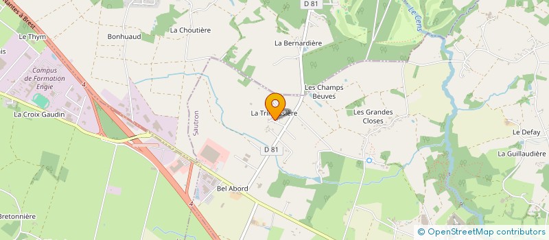 localisation de l'entreprise MONSIEUR YANNICK VIGNON  SAUTRON