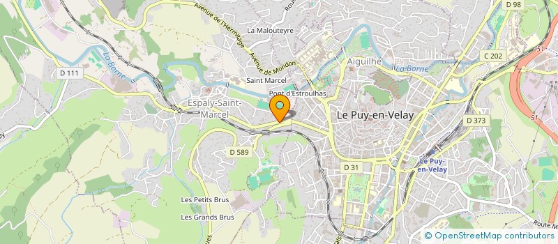 localisation de l'entreprise MONSIEUR YANNICK VIGOUROUX  ESPALY-SAINT-MARCEL