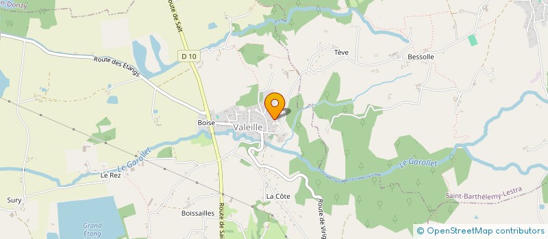 localisation de l'entreprise MONSIEUR YANNICK VINCENT  VALEILLE