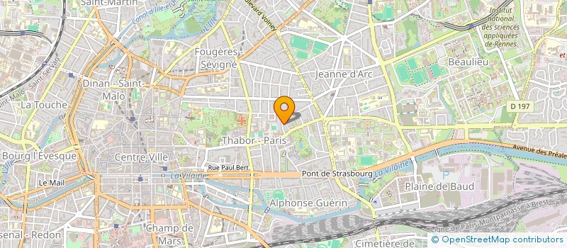 localisation de l'entreprise MONSIEUR YANNICK VOILQUIN  RENNES