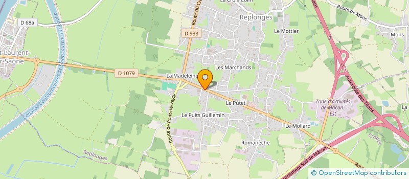 localisation de l'entreprise MONSIEUR YANNICK VOISIN à REPLONGES