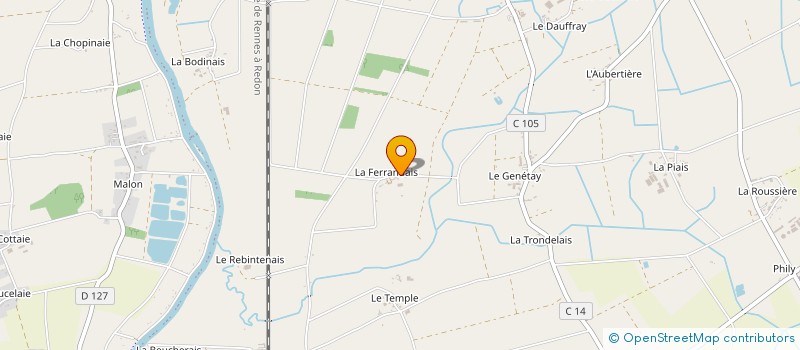 localisation de l'entreprise MONSIEUR YANNICK VOLAND à GUIPRY-MESSAC