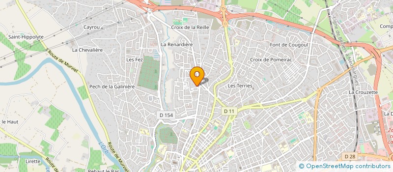 localisation de l'entreprise MONSIEUR YANNICK VOUTE  BEZIERS