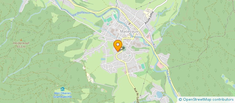 localisation de l'entreprise MONSIEUR YANNICK WALDECK  MASEVAUX-NIEDERBRUCK