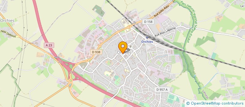 localisation de l'entreprise MONSIEUR YANNICK WATISSEE  ORCHIES