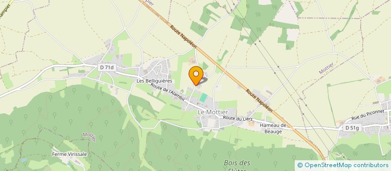 localisation de l'entreprise MONSIEUR YANNICK WEISS  MOTTIER