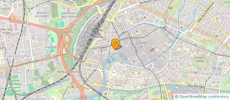 localisation de l'entreprise MONSIEUR YANNICK WEISS  STRASBOURG