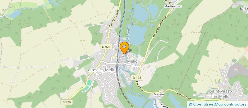 localisation de l'entreprise MONSIEUR YANNICK WENNER  CIRES-LES-MELLO