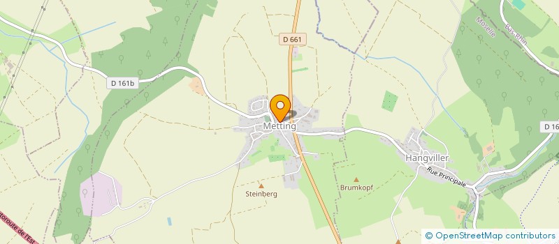 localisation de l'entreprise MONSIEUR YANNICK WOLFF  METTING