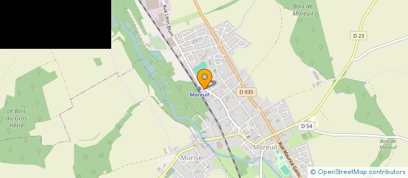 localisation de l'entreprise MONSIEUR YANNICK YE  MOREUIL