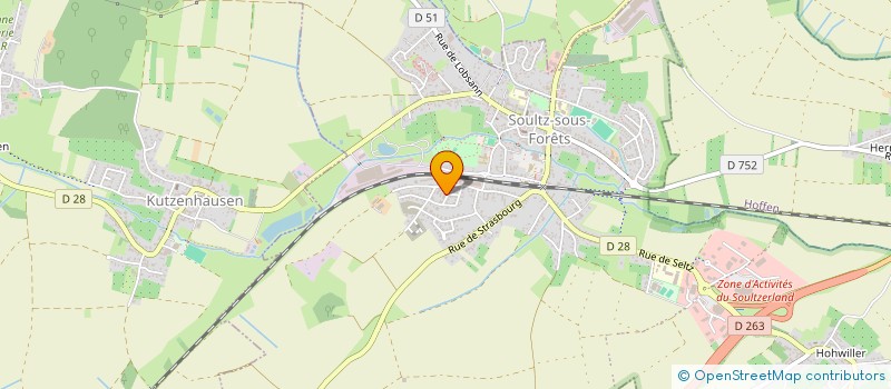 localisation de l'entreprise MONSIEUR YANNICK ZINCK  SOULTZ SOUS FORETS