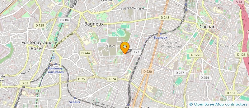 localisation de l'entreprise MONSIEUR YANNICK ZOLO MBELE à BAGNEUX