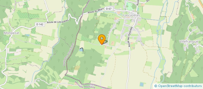 localisation de l'entreprise MONSIEUR YANNICK ZUCCO  LASCAZERES