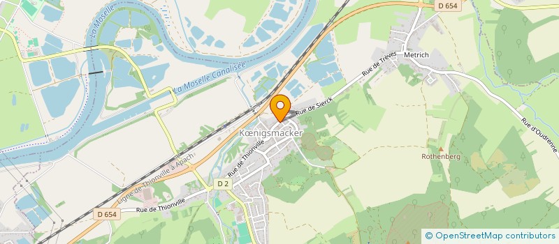 localisation de l'entreprise MONSIEUR YANNICK ZYDKO  KNIGSMACKER